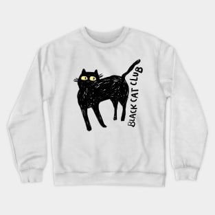 Black Cat Club Crewneck Sweatshirt